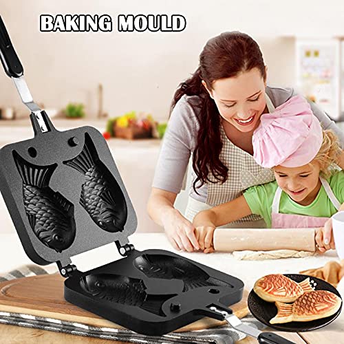 VALINK Fish-shaped Cake Pan - Non-Stick Fish Mold for Baking Waffles, Pancakes & Cakes | 2-Sided Home Baking Tool for DIY Desserts & Party Treats | Perfect for Birthday Parties, Baby Showers & Holiday Gatherings