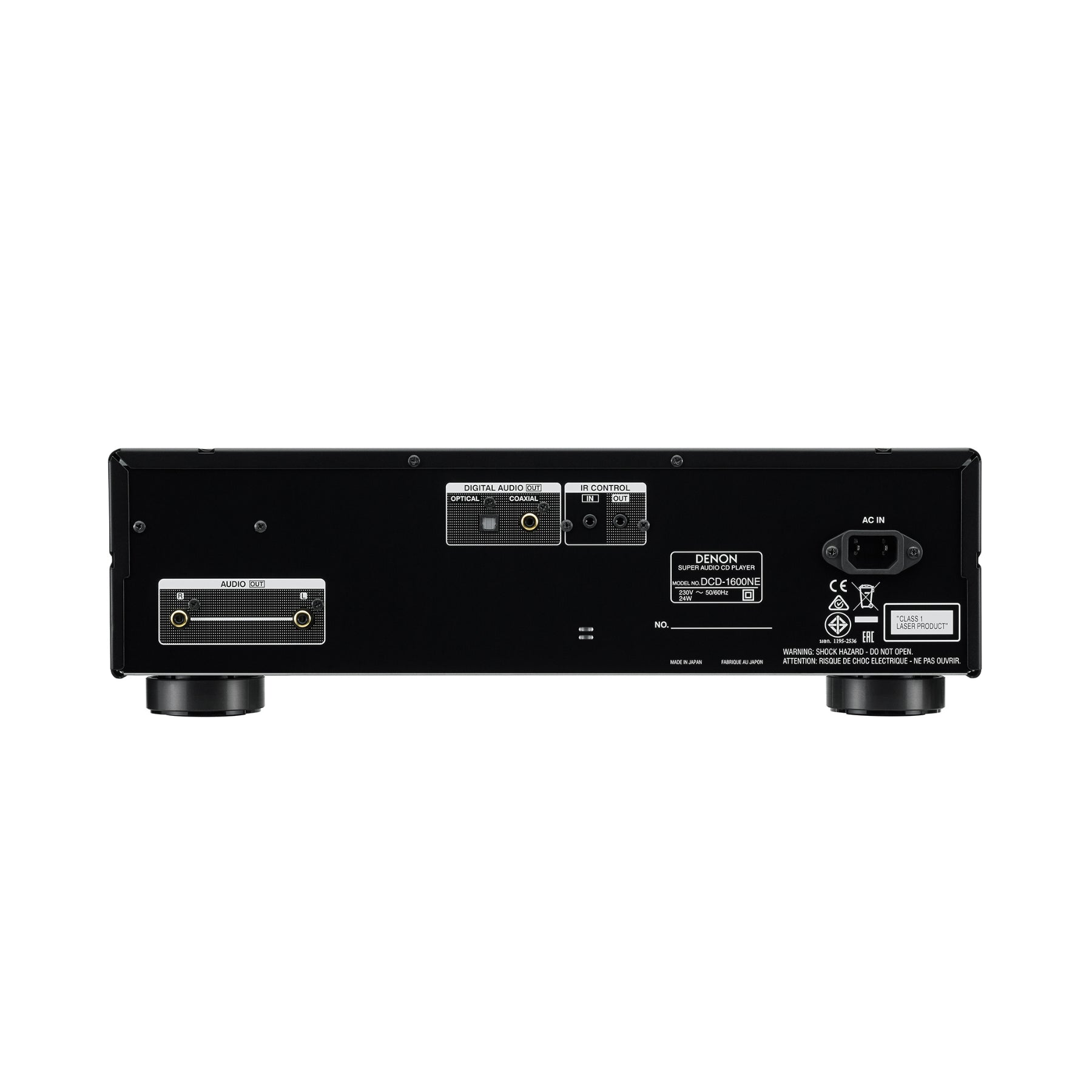 Denon DCD-1600NE Premium CD/SACD Player with Hi-Res Audio - Open Box Discount | Perfect for Audiophiles & Home Theater Systems