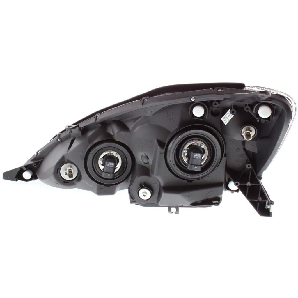 2006-2010 Toyota Sienna Headlight Assembly - DOT Certified Replacement Headlights with Bulbs (Driver & Passenger Side) | Perfect for Night Driving & Foggy Conditions | TO2502172 TO2503172