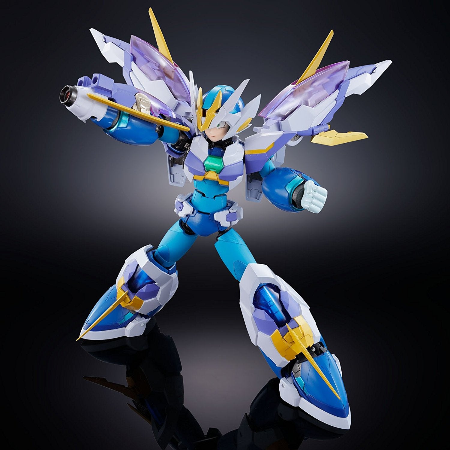 Bandai Chogokin Mega Man X Giga Armor X Ver. Kanetake Ebikawa Diecast Action Figure - Collectible Robot Model for Anime Fans & Display