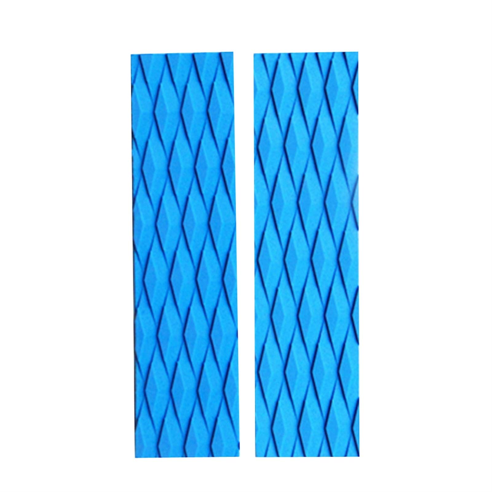 2 Pcs EVA Surfboard Traction Pad Deck Grips - Non-Slip Stomp Pads for Skimboards, Surfboards & Funboards - Premium Water Sports Accessories (Sky Blue) - Perfect for Wave Riding, Beach Surfing & Outdoor Water Activities
