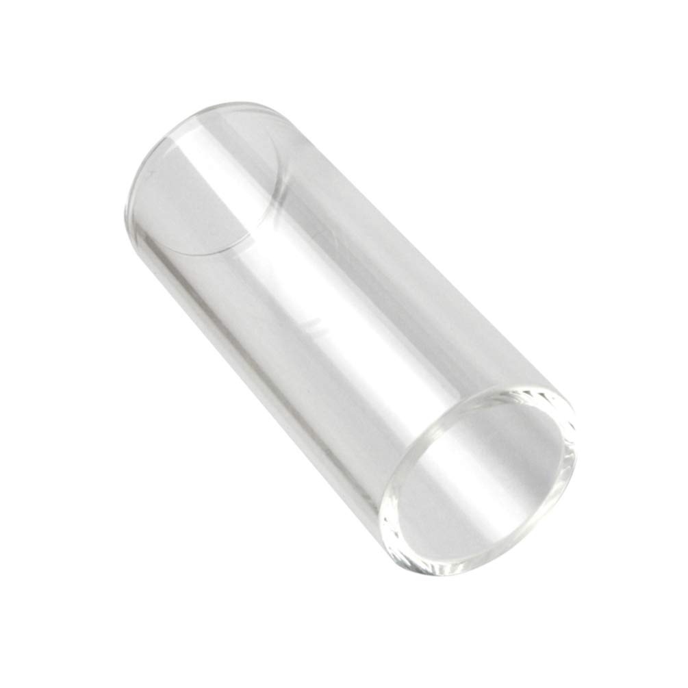 Healifty Brass & Glass Guitar Slide - Standard Lap Slide, Bottleneck & Hawaiian Style - Premium Metal Guitar Accessories for Blues, Rock & Country Music - Perfect for Live Performances & Studio Recording