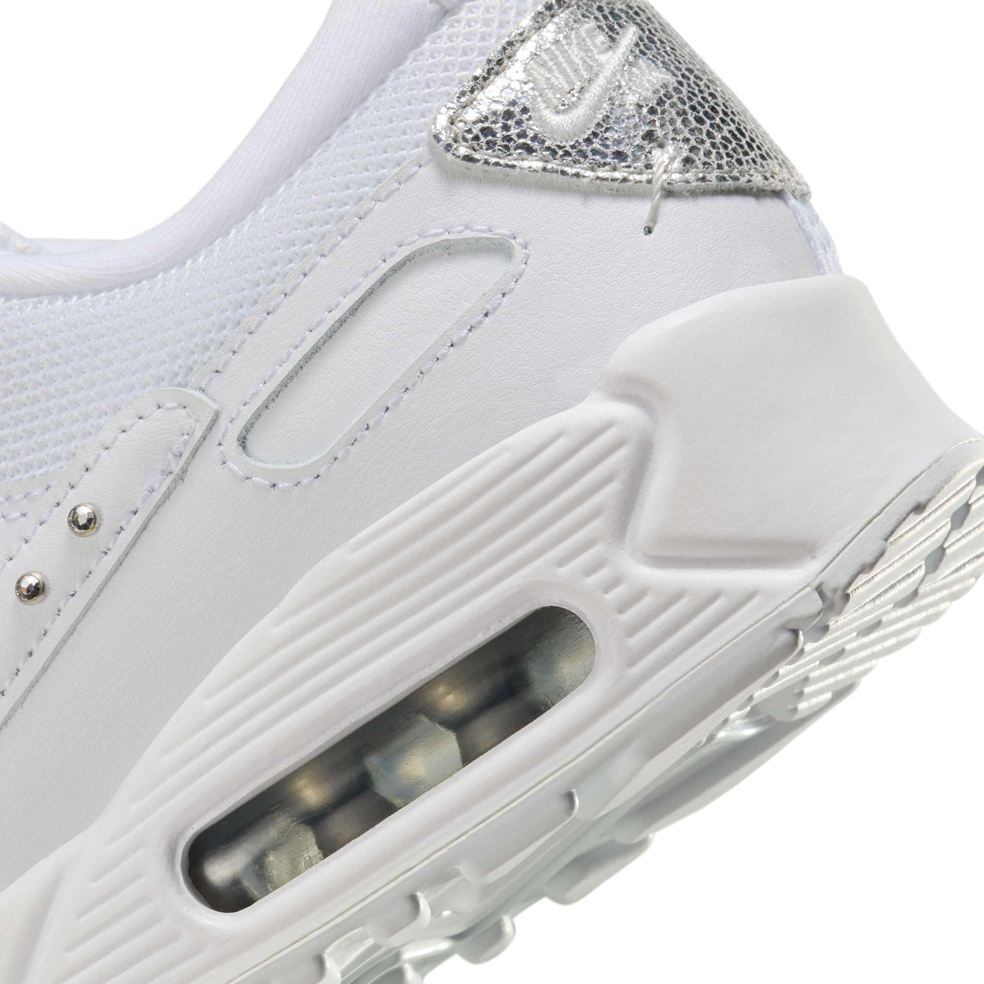 Nike Women's Air Max 90 Futura Sneakers with Studded Swoosh Logo - Comfortable Running Shoes for Women, Gym Workouts & Casual Streetwear Fashion
