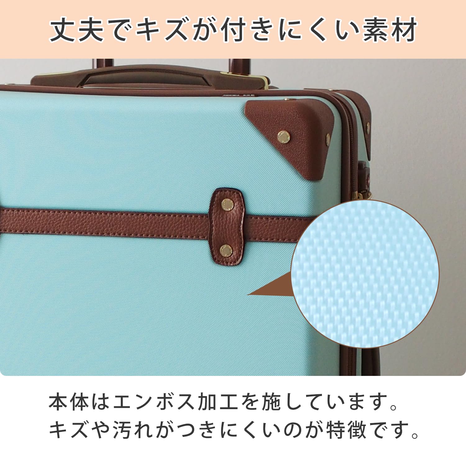 TSA Approved Trolley Luggage Suitcase with YKK Zipper - 20
