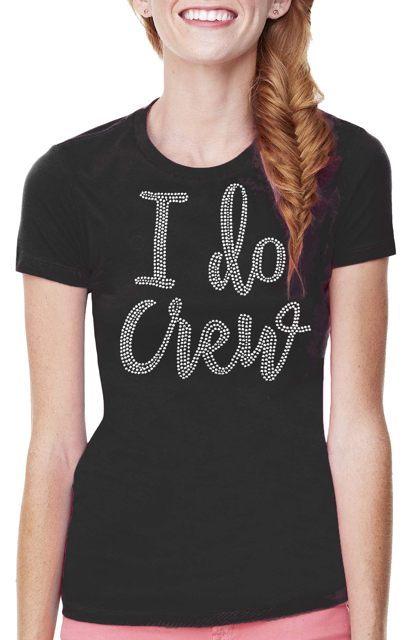Sparkling Rhinestone Bride Shirt - Team Bride, I Do Crew, Bachelorette Party T-Shirts for Wedding Showers & Bridal Events - Perfect for Bachelorette Parties, Bridal Showers & Girls' Night Out