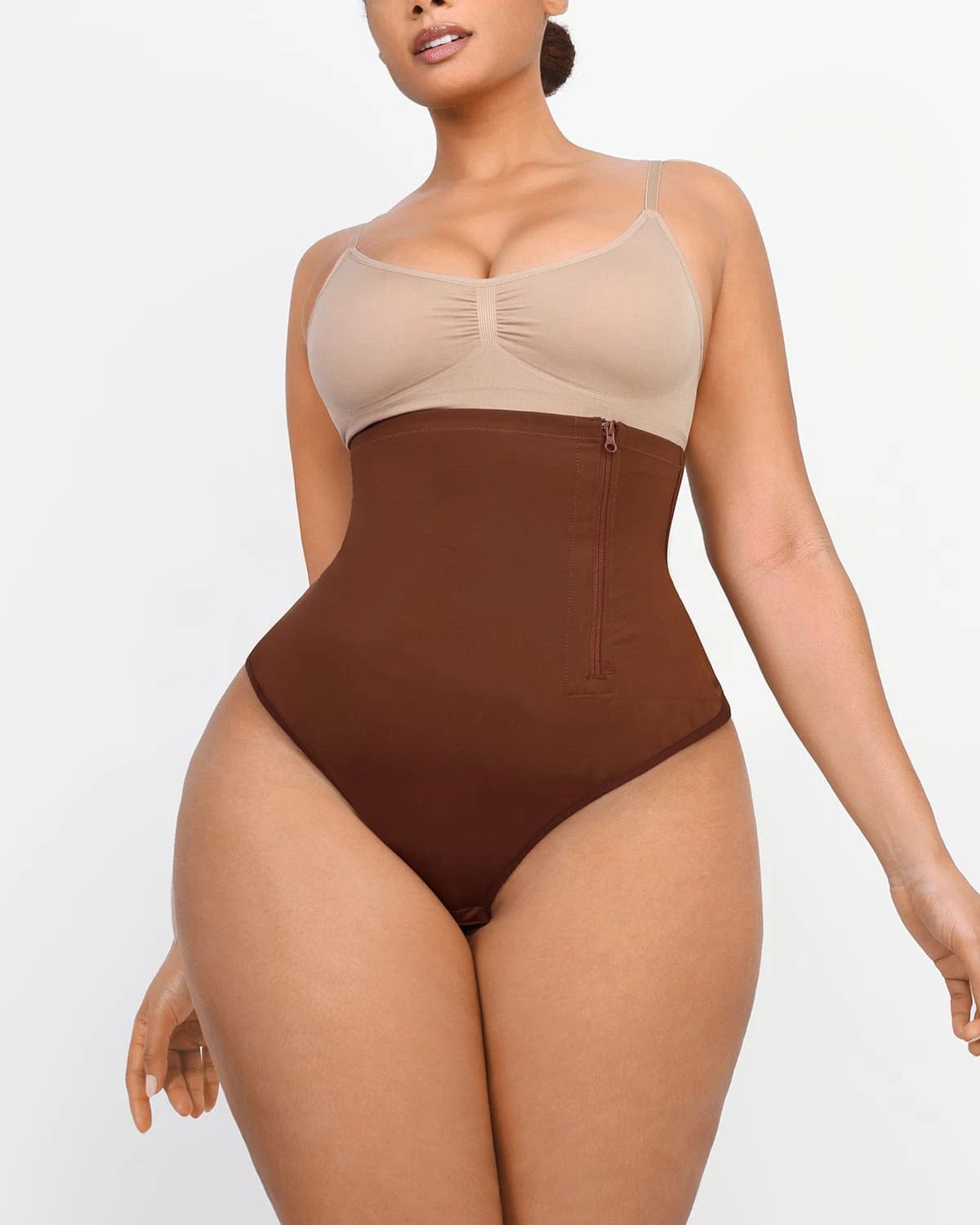 AirSlim® Side Zip Shaping Panty - High Waist Tummy Control Underwear for Women | Perfect for Workout, Yoga & Everyday Wear