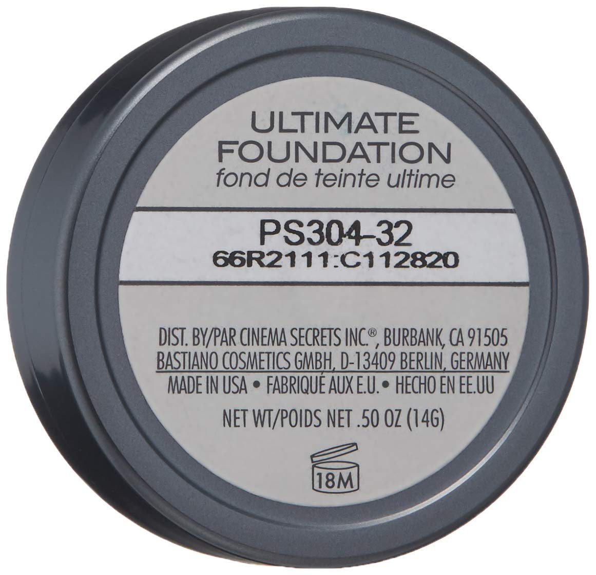 CINEMA SECRETS Pro Cosmetics Ultimate Foundation - 304 32 | Full Coverage, Long-Lasting Makeup for Professional & Everyday Use | Perfect for Bridal, Photography & Special Occasions