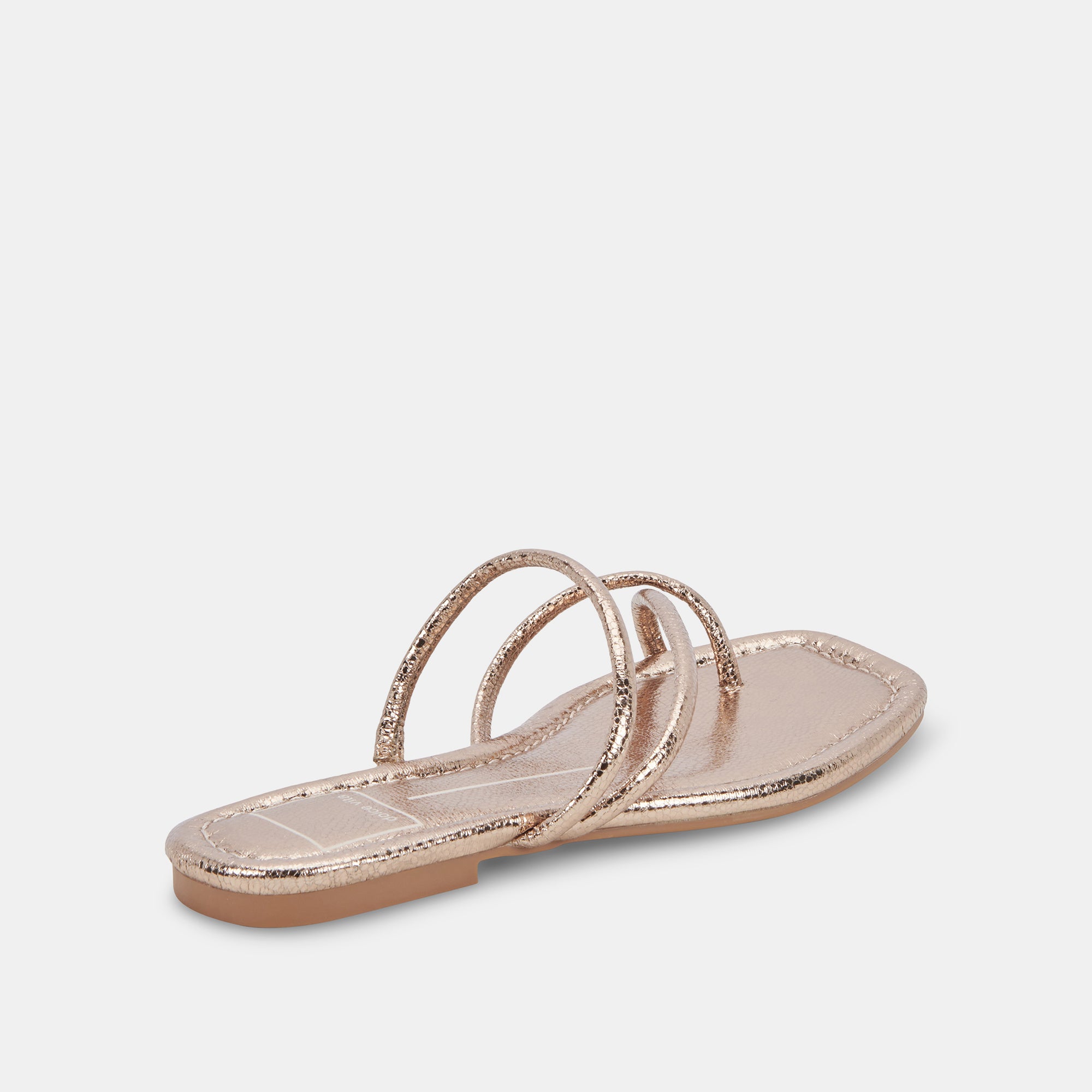 LEANNA Women's Sandals - Dark Gold Crackled Stella Design | Comfortable & Stylish for Summer, Beach, and Casual Outings