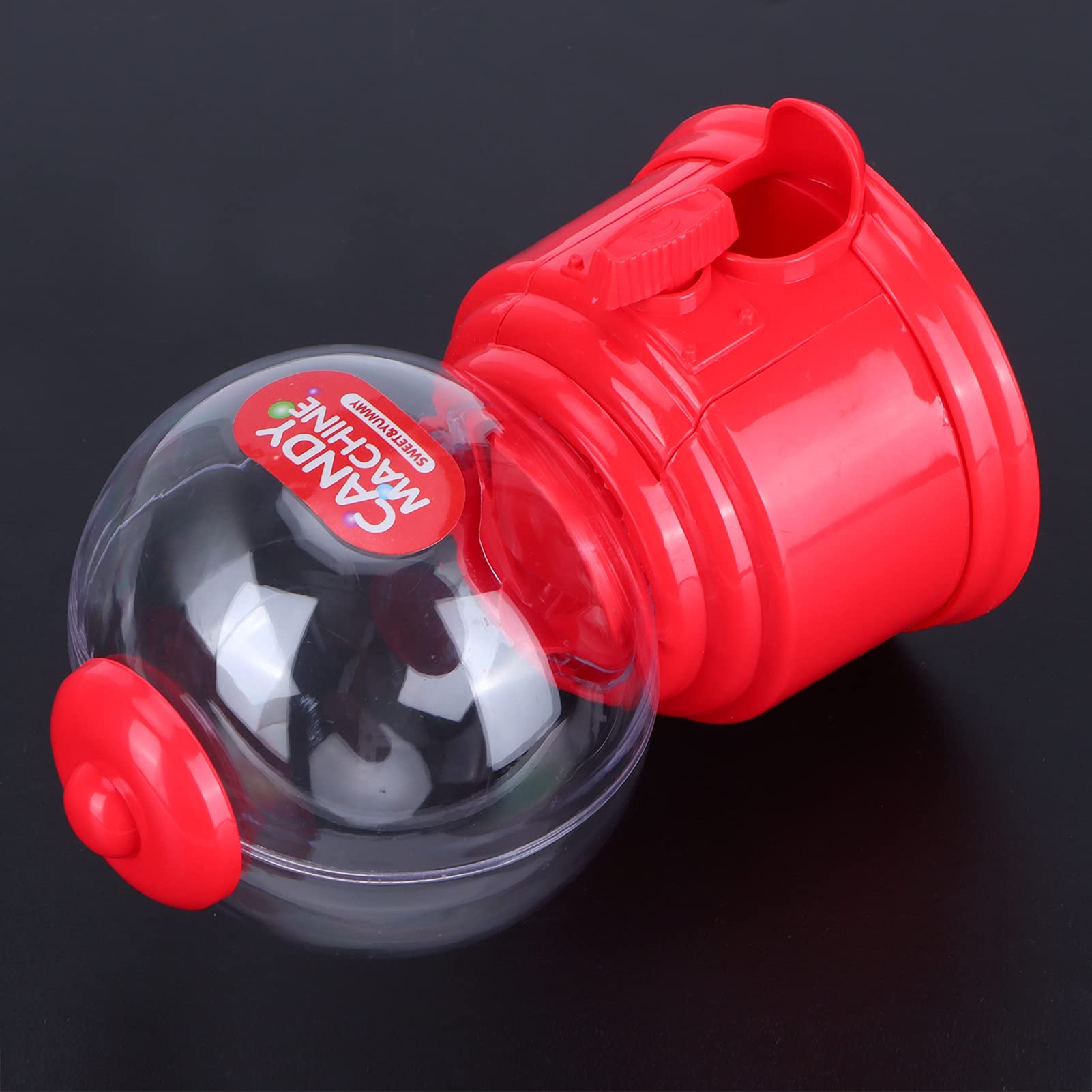 FIYO Candy Piggy Bank for Kids - Cute Twist Machine Money Saving Box with Candy Storage - Perfect Gift for Children's Birthday & Party Favors (Red)