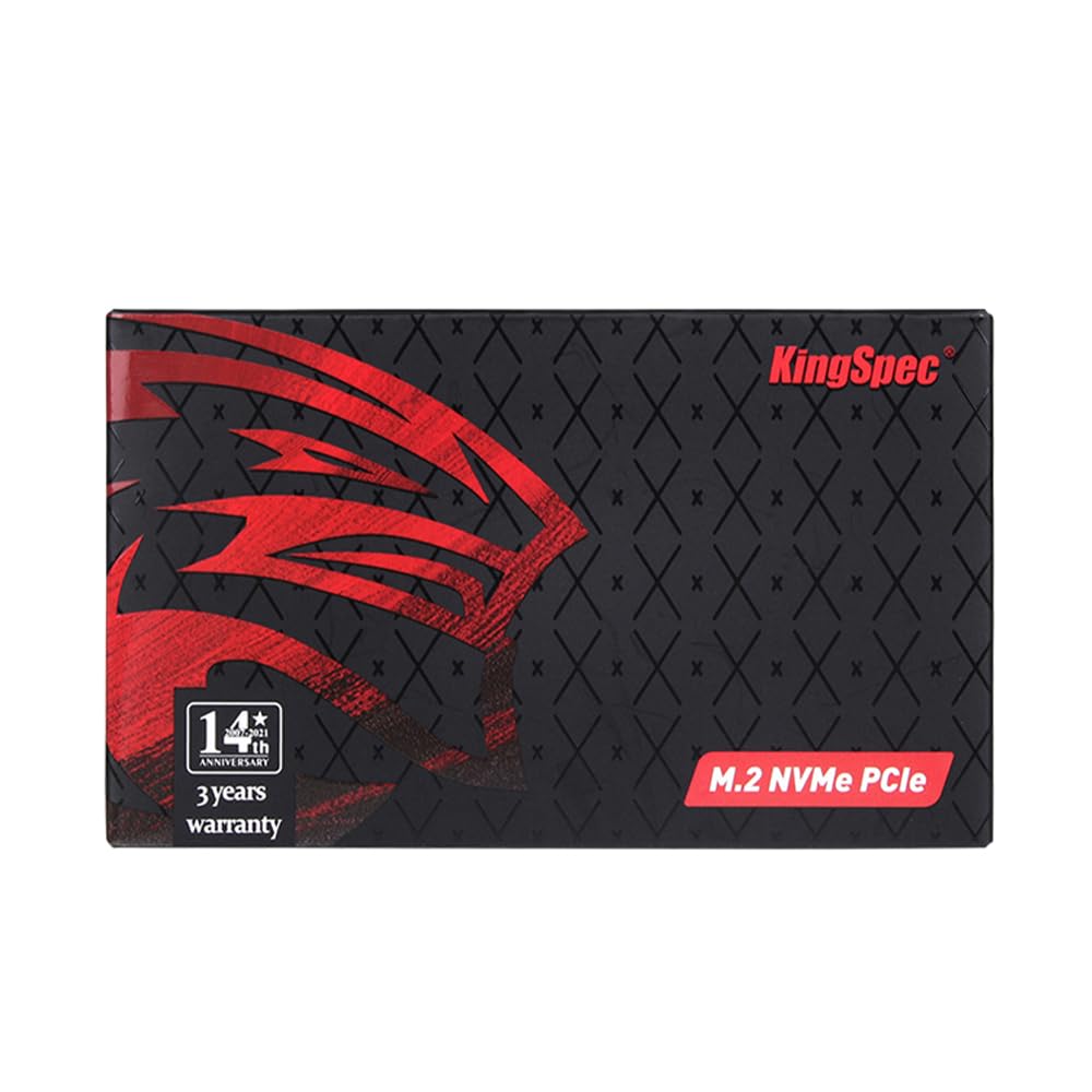 KingSpec 1TB M.2 NVMe SSD - Gen3x4 2280 Internal Solid State Drive with 3D NAND Flash, Up to 2400MB/s Read Speed - Compatible with Laptops & Desktops - Perfect for Gaming, Video Editing & Fast Boot Times