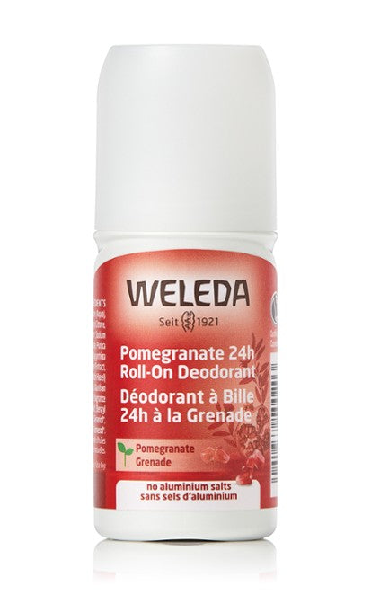 Organic Pomegranate Roll On Deodorant for Women & Men - Natural & Aluminum Free - 24 Hour Odor Protection - Perfect for Gym, Work & Daily Freshness