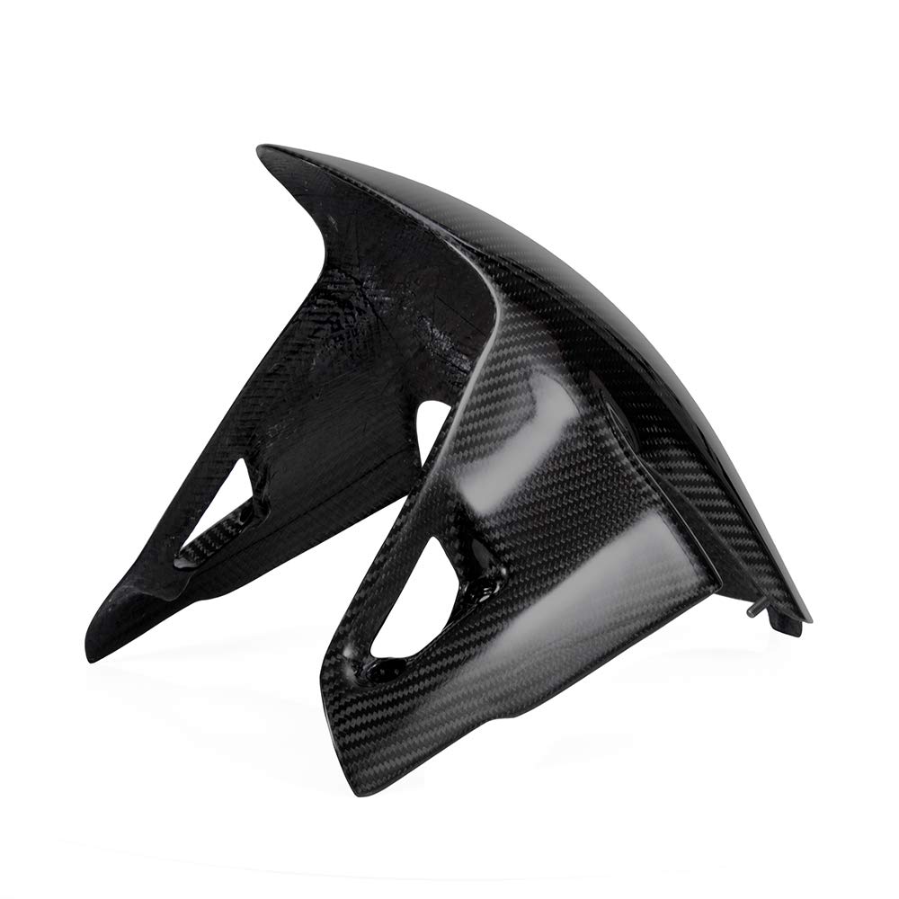 Premium 100% Real Carbon Fiber Motorcycle Front Fender Mudguard for Ducati Panigale V4 (2019-2021) - Glossy Finish | Lightweight & Durable | Perfect for Racing & Street Performance