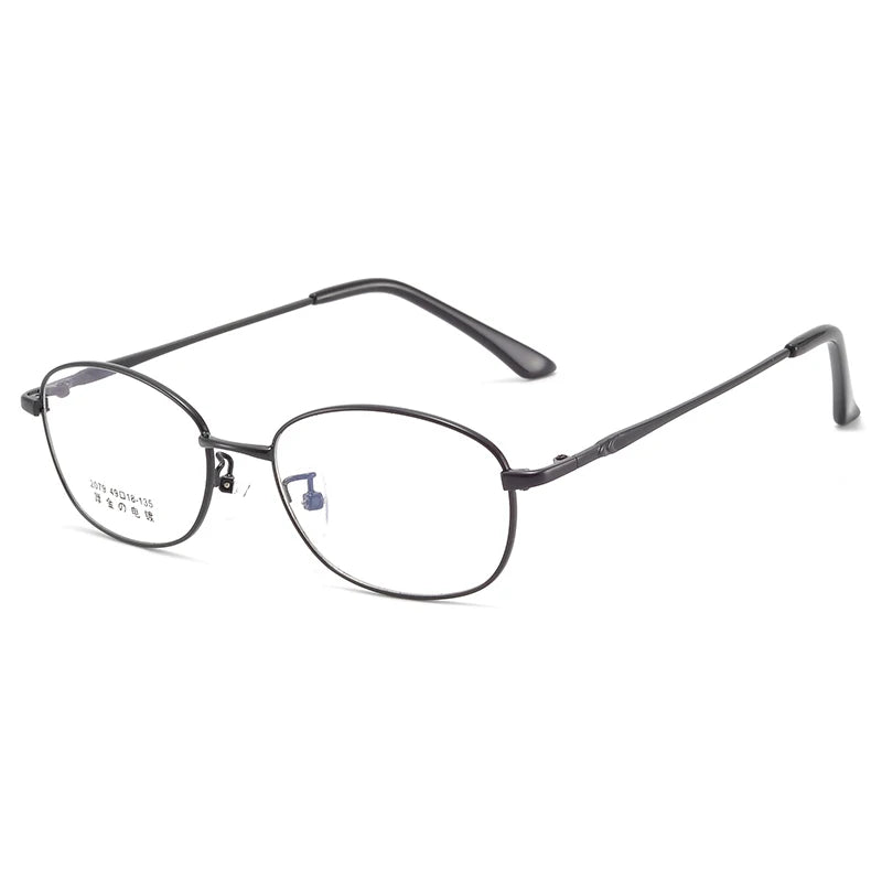 Bclear Women's Full Rim Small Oval Square Alloy Eyeglasses My2079 - Stylish Lightweight Frame for Work, Reading & Everyday Use