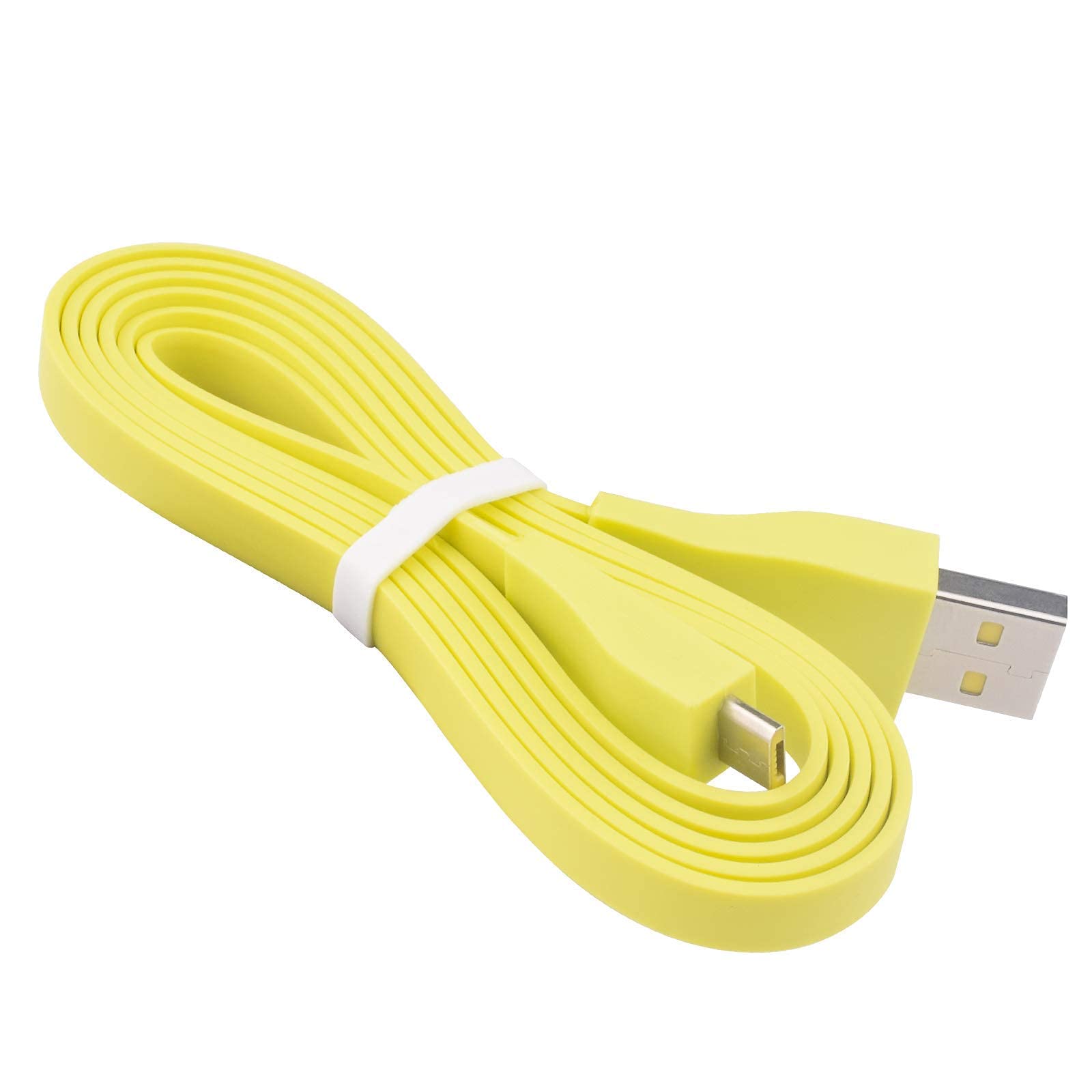 Saipomor Replacement Charging Cable for UE Boom 2/3, MEGABOOM 3, Blast, MEGABLAST, Wonderboom, Mini Boom & UE Roll 2 Speakers - Compatible with Logitech Ultimate Ears Power Up Dock (Yellow) - Perfect for Home, Travel & Outdoor Music Listening