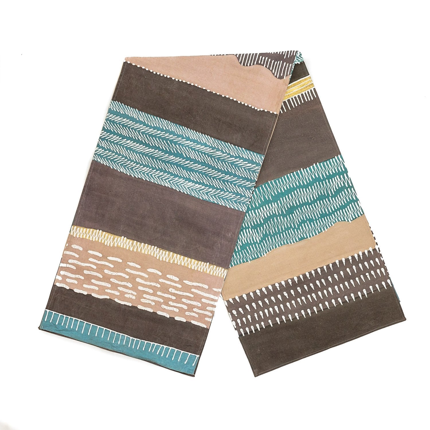 Boho Multiprint Table Runner - Stylish Decorative Table Cover for Dining Room, Kitchen, Wedding & Party Decor - Perfect for Boho, Farmhouse & Rustic Home Decor