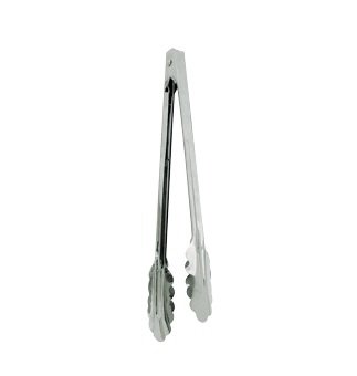 11 Inch Stainless Steel Food Tongs - Professional Kitchen Tongs for Cooking, Grilling, Serving - Perfect for BBQ, Salad, Pasta & Hot Dishes
