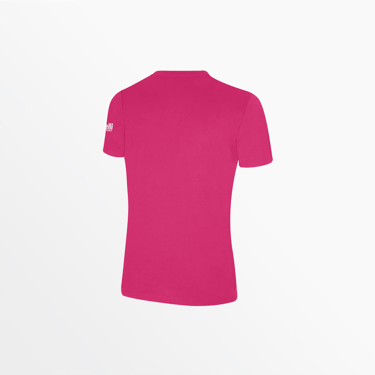 Women's Basic Tee with Sleeve Logo - Soft Cotton Short Sleeve T-Shirt for Casual Wear & Everyday Outfits