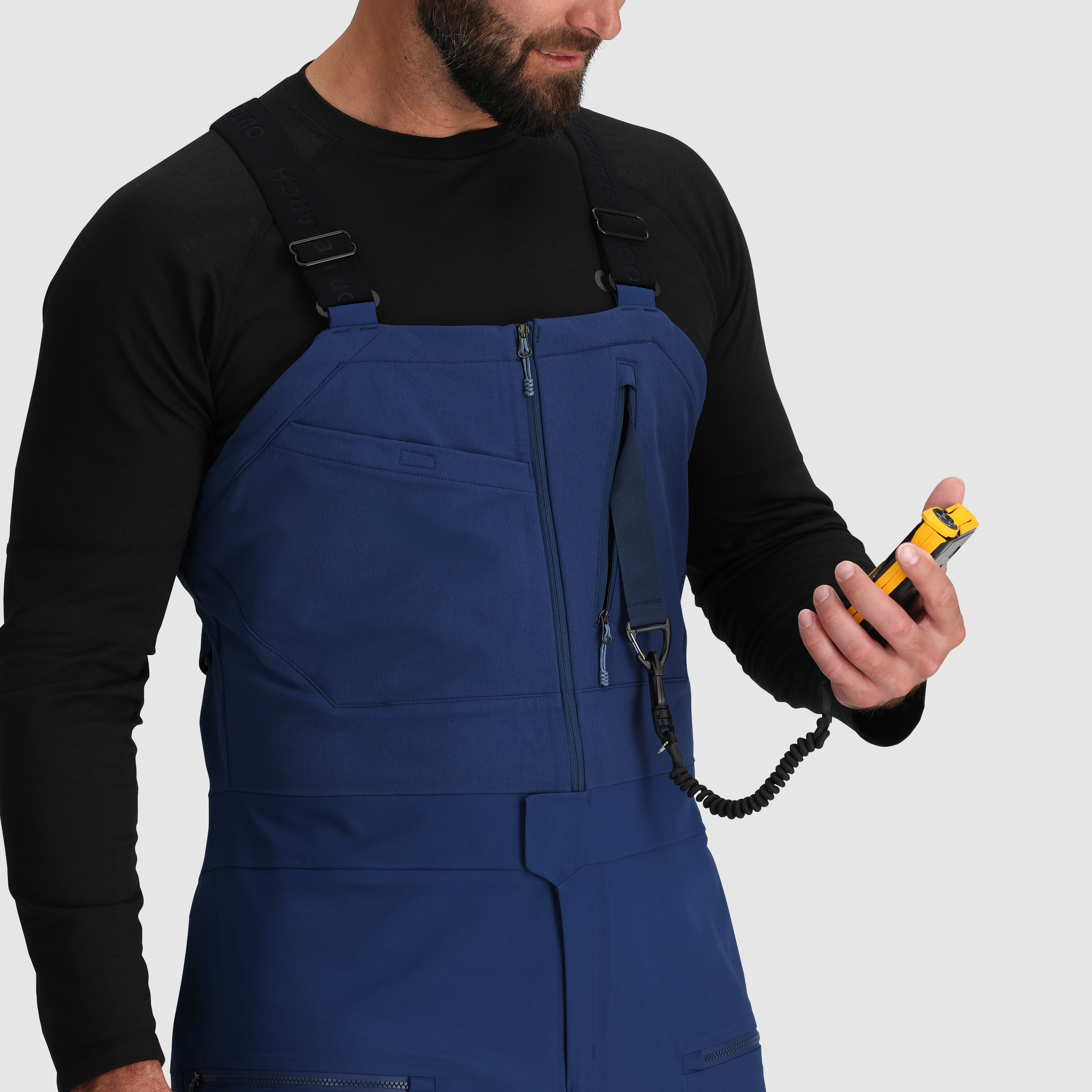 Men's Skytour AscentShell Waterproof Ski Bib Pants - Winter Snow Sports Gear for Skiing & Snowboarding Adventures