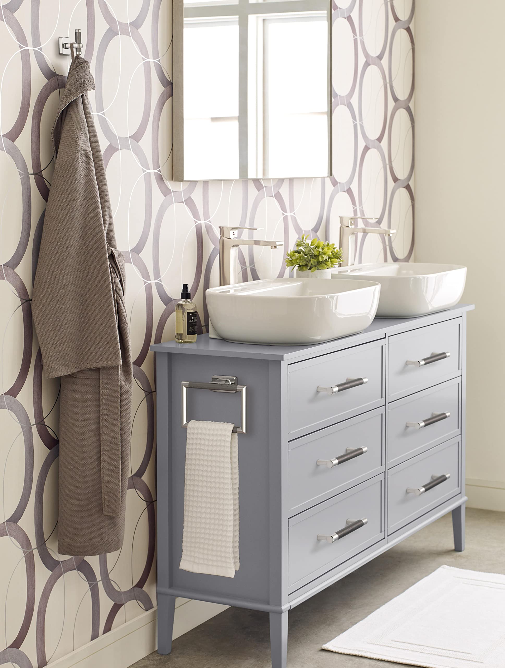 Amerock Polished Nickel Towel Ring - 5.25