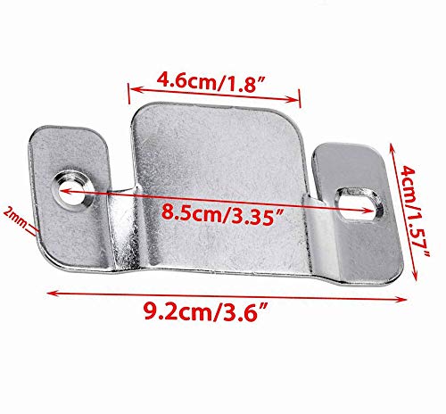Universal Metal Sectional Sofa Connector Kit - Heavy Duty Interlocking Brackets with Screws (Pack of 8) - Perfect for Modular Couch, Sectional Sofa Assembly & Furniture Repair
