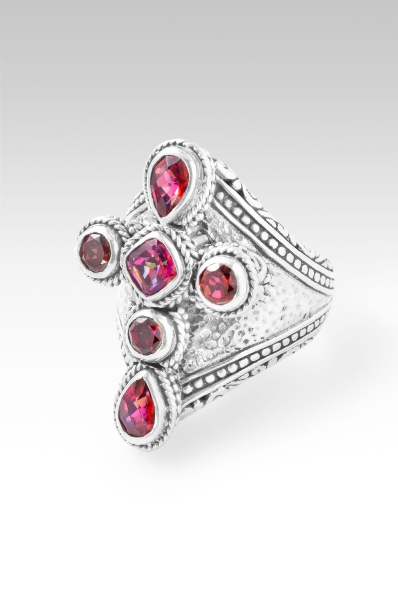Gianna Cross Ring™ - Ultra™ Mystic Topaz, Rascal Pink™ & Magenta Soul™ Mystic Topaz Jewelry for Women | Perfect for Weddings, Anniversaries & Special Occasions