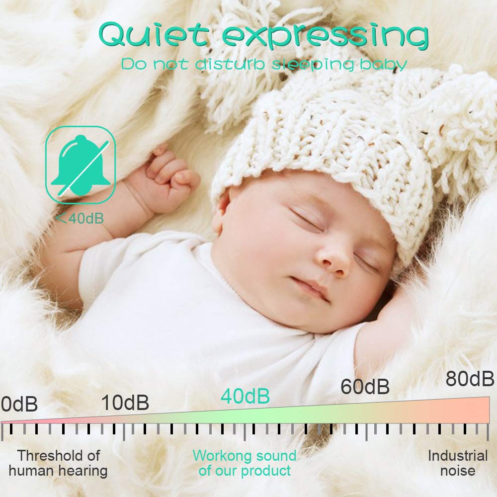 Electric Breast Pump - Rechargeable Double Breastfeeding Pump with 3 Modes, 10 Levels & Touchscreen LED - Perfect for Nursing Moms at Home or Work