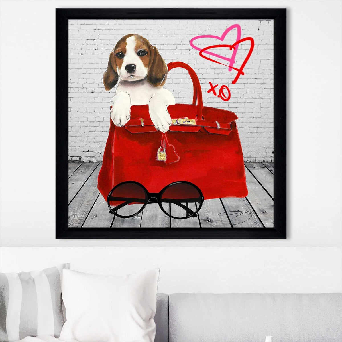 Beagle by Jodi - Premium Acrylic Wall Art Print - Perfect for Home Decor, Office & Gift Giving