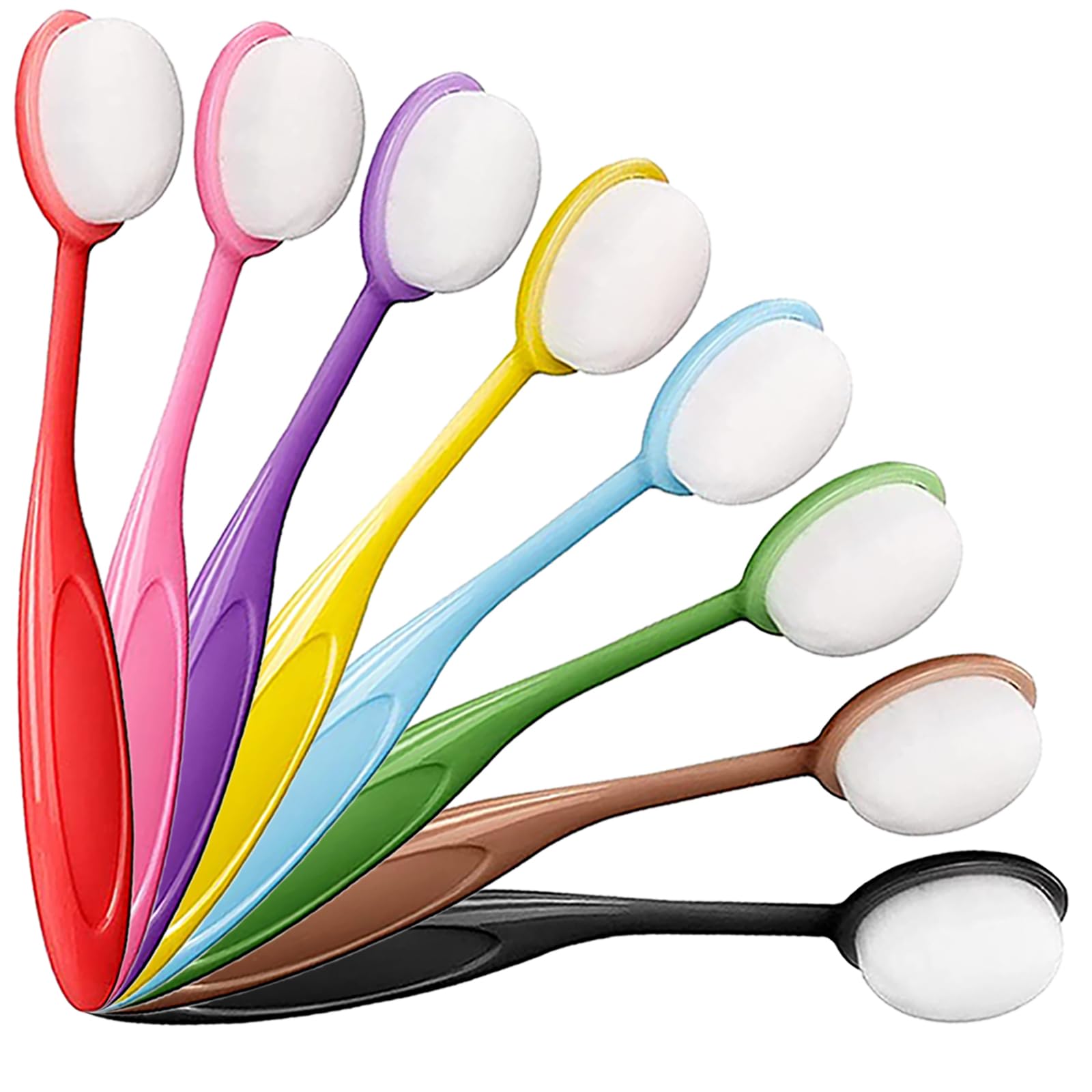 Premium Ink Blending Brushes Set for Card Making & Scrapbooking - 8 Pack with Color-Coded Handles - Perfect for Stamping, Stenciling, Paper Crafting & DIY Painting Projects - Ideal for Artists, Crafters & Card Makers
