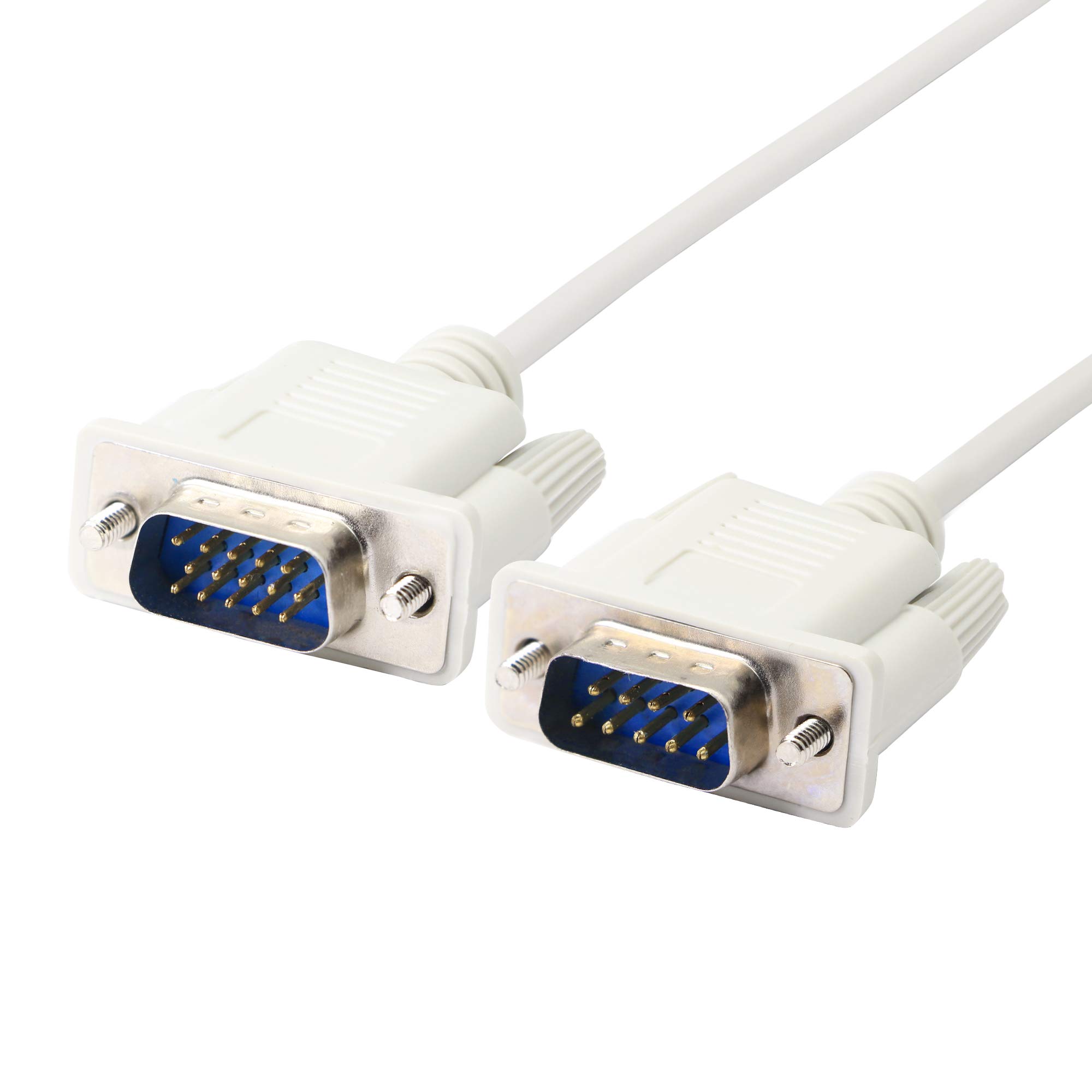 PNGKNYOCN RS232 to VGA Cable, DB9 Male to VGA Male Adapter Cable - 4.5 Feet for Computer, Printer, Scanner - Connect Legacy Devices to VGA Monitors for Industrial Control, POS Systems & Office Equipment