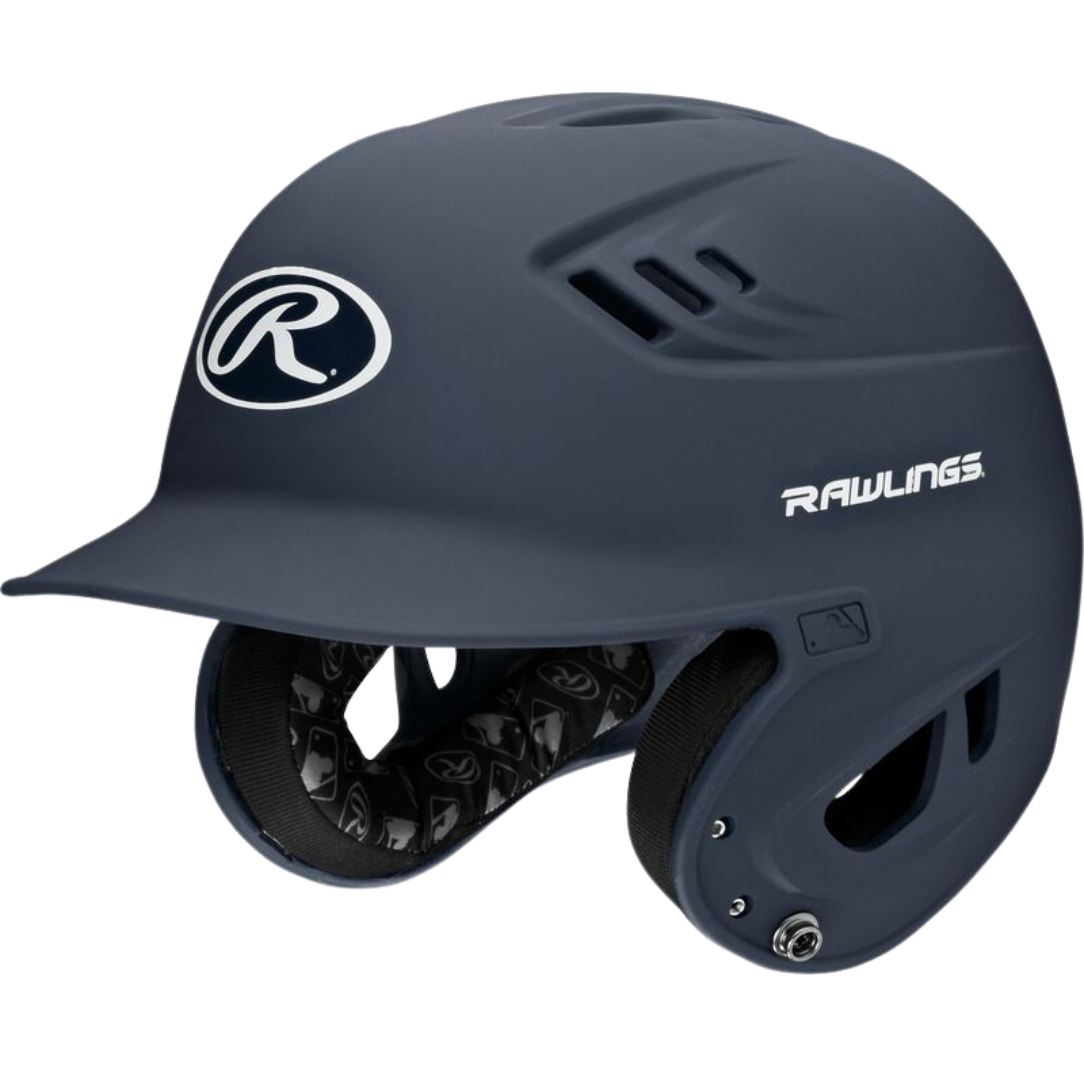 Rawlings R16 Matte Baseball Helmet - Single Tone Youth/Adult Protective Gear for Baseball, Softball & Training - R16M Model