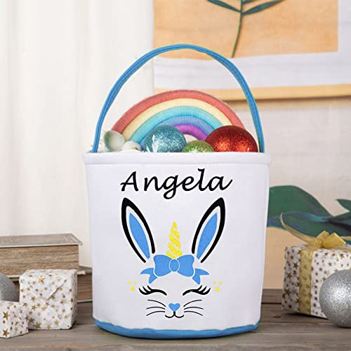 Personalized Easter Basket for Kids & Toddlers - Custom Easter Gifts with Toys & Stuffers - Perfect for Easter Egg Hunts, Spring Celebrations & Holiday Gift Giving