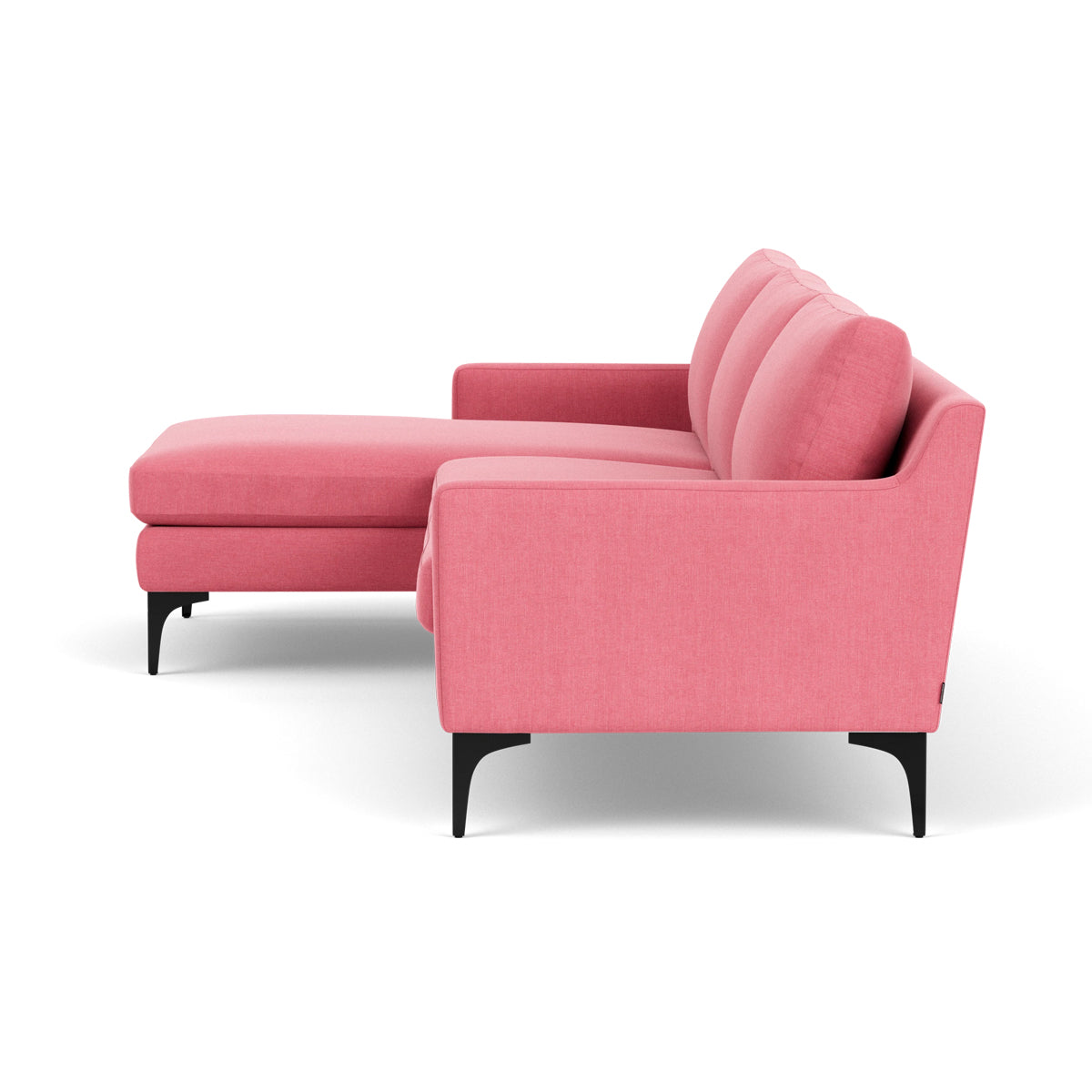 Astha Fabric Left Chaise Sofa - Modern L-Shaped Sectional Couch with Reversible Design for Living Room, Lounge & Home Theater Comfort