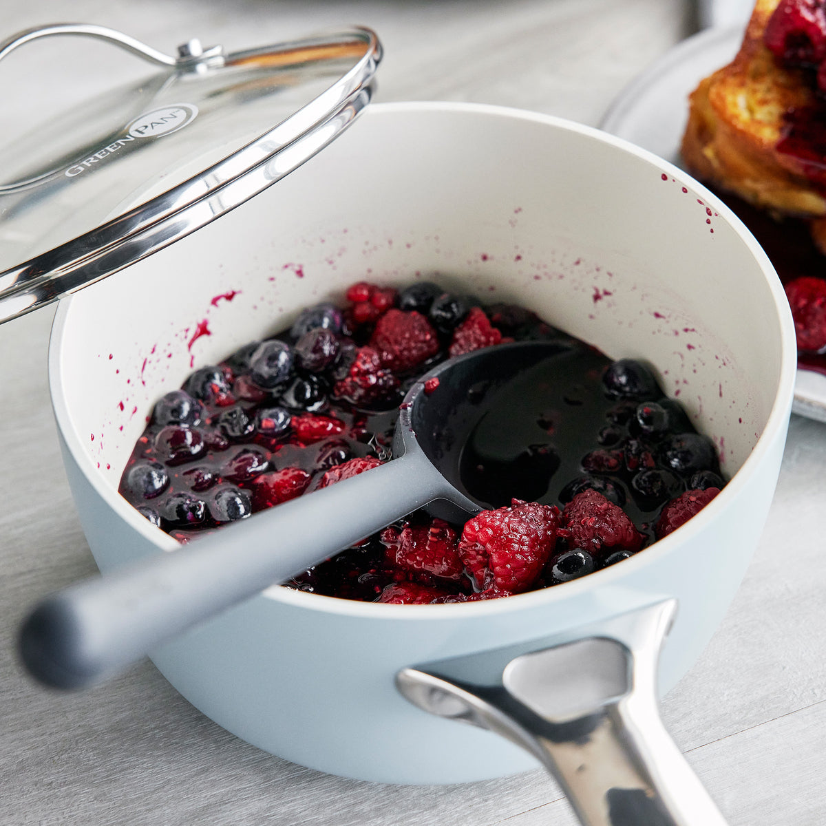 Padova Pro Ceramic Nonstick 10-Piece Cookware Set - Non-Toxic PFOA-Free Pots and Pans for Healthy Cooking - Perfect for Frying, Boiling, Sauteing & Baking in Modern Kitchens