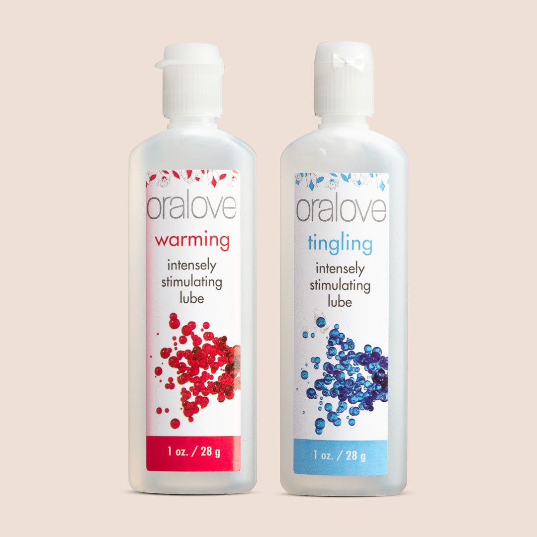 Oralove Dynamic Duo Lickable Lubricants - Warming & Tingling Sensations for Couples, 2 Pack | Enhanced Pleasure for Foreplay & Intimate Moments