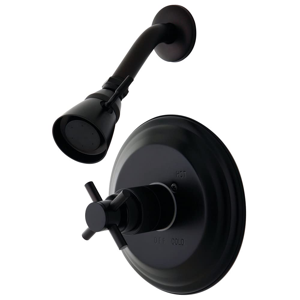 Kingston Brass KB2635DXSO Concord Oil Rubbed Bronze Shower Only Trim Kit with 7.5 Inch Escutcheon - Perfect for Bathroom Renovation and Modern Home Upgrade