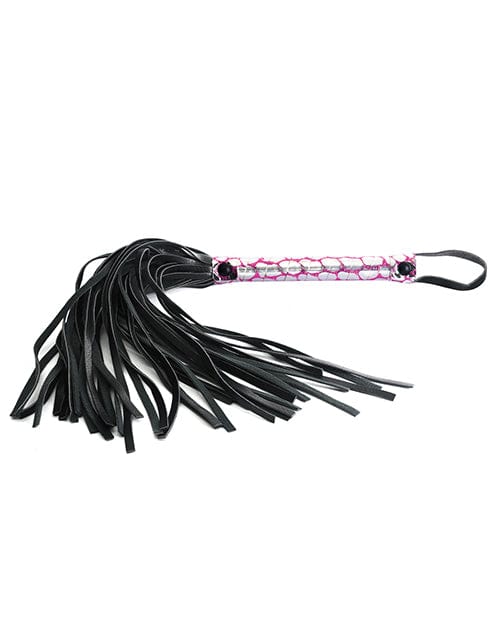 Spartacus Pink Faux Leather Flogger - BDSM Toy for Sensual Play, Spanking & Role Play - Perfect for Couples & Adult Fun