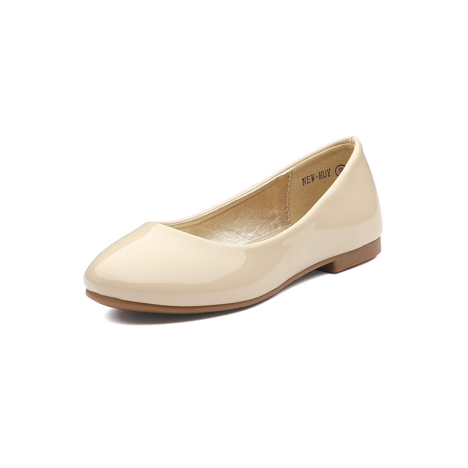 **DREAM PAIRS Girls Slip-On Ballet Flats - Comfortable Dress Shoes for Toddler, Little Kid & Big Kid - Perfect for School, Parties & Special Occasions**