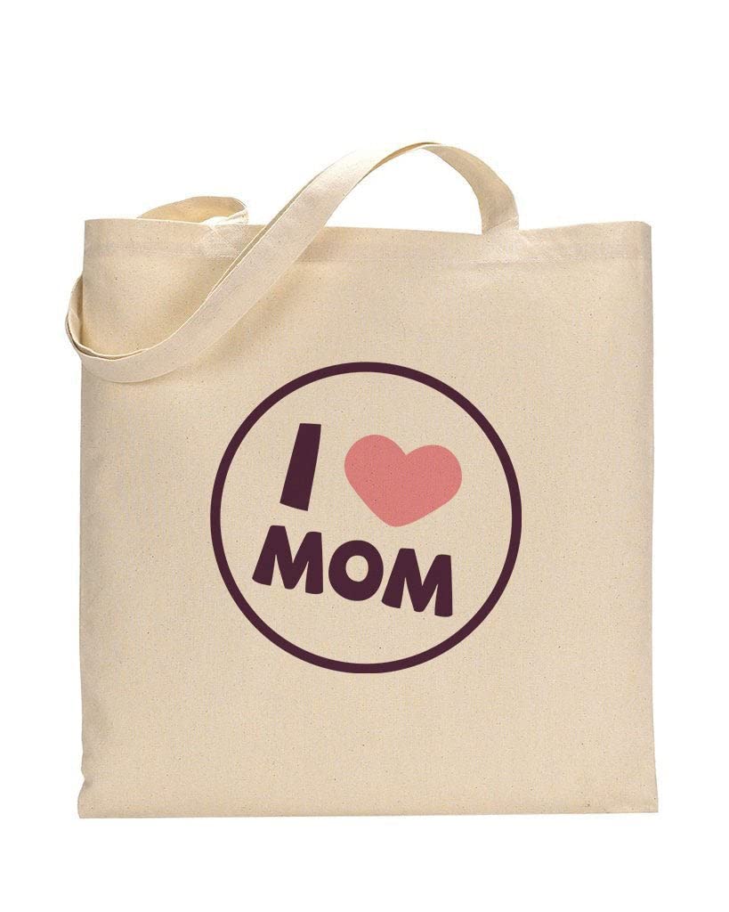 Custom Personalized Best Mom Tote Bag - Durable Reusable Canvas Gift for Mother's Day - Printed in USA - Perfect for Shopping, Work & Everyday Use
