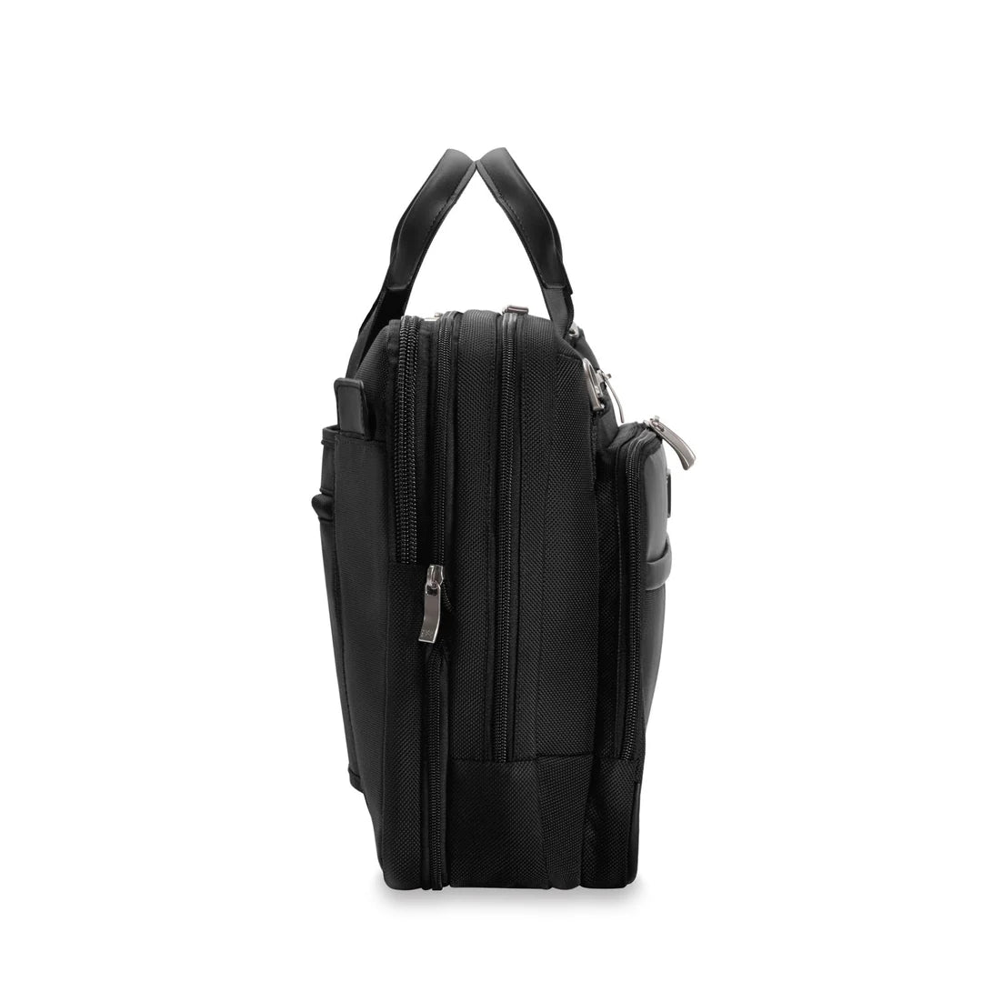 Briggs & Riley Medium Expandable Carry-On Luggage - Durable Business Travel Bag with USB Port for Laptop & Work Essentials | Perfect for Airplane & Commuter Use