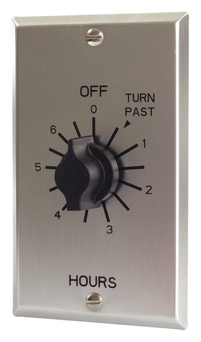 Tork C506H Spring-Wound Timer - 0 to 6 Hour Mechanical Timer for Home, Office & Industrial Use | Perfect for Lights, Fans & Appliances