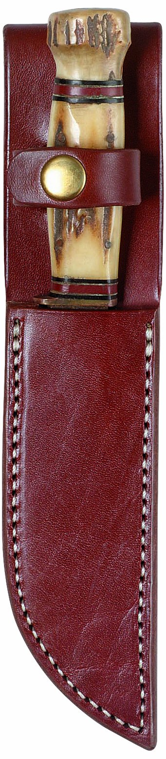 Triple K Plain Knife Sheath - Durable Leather Knife Holder for Hunting, Camping & Outdoor Adventures