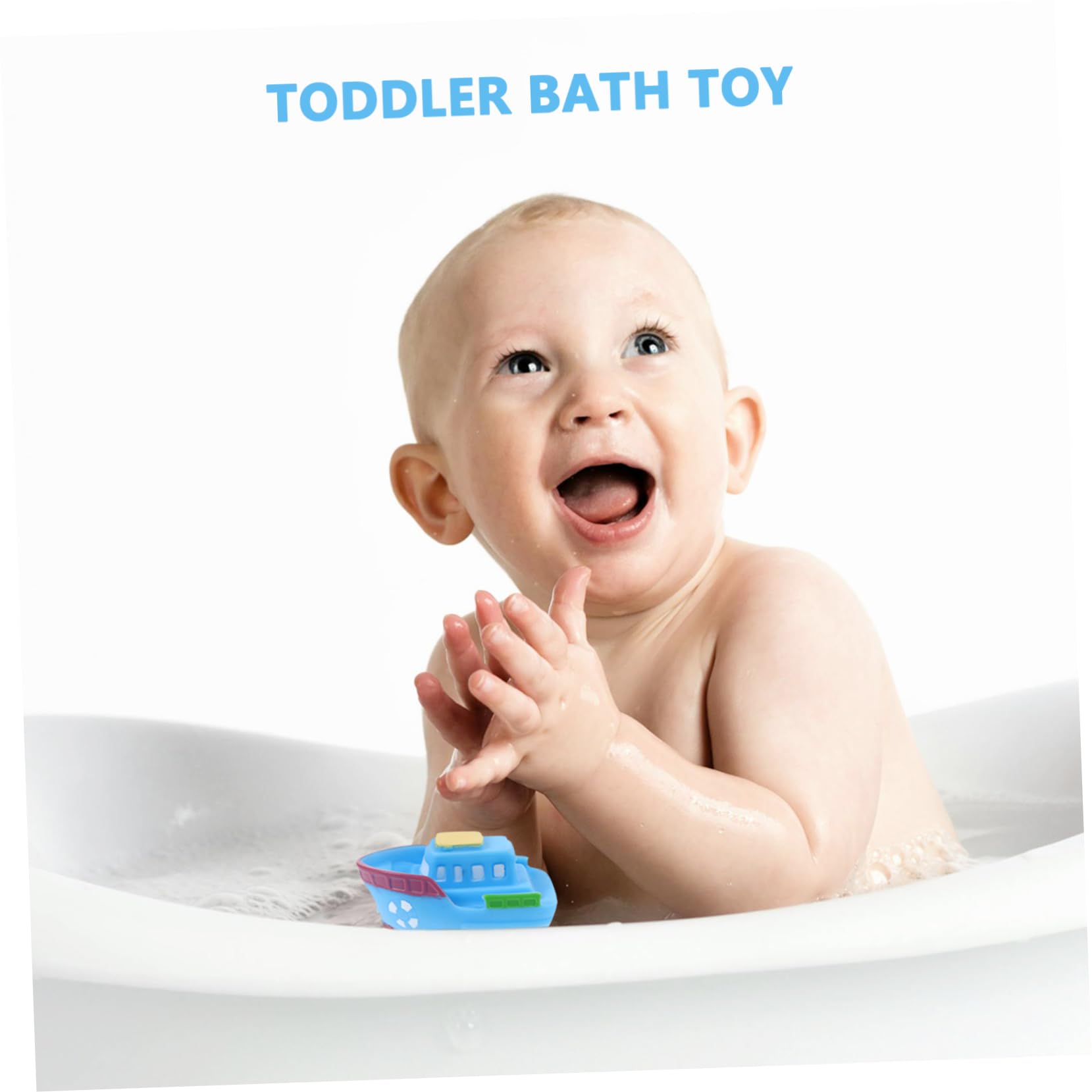 Gogogmee Early Education Bath Toys for Toddlers - Safe Vinyl Bathtub Toys for Kids, Fun Learning & Sensory Play During Bath Time