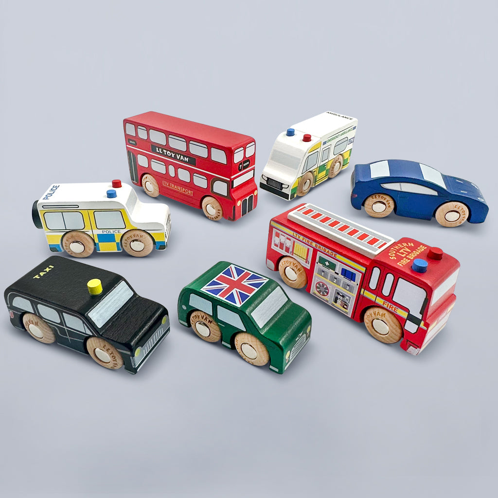 London Car Set - Classic British Vehicle Collection for Kids & Collectors | Perfect for Playtime, Gifts & Display