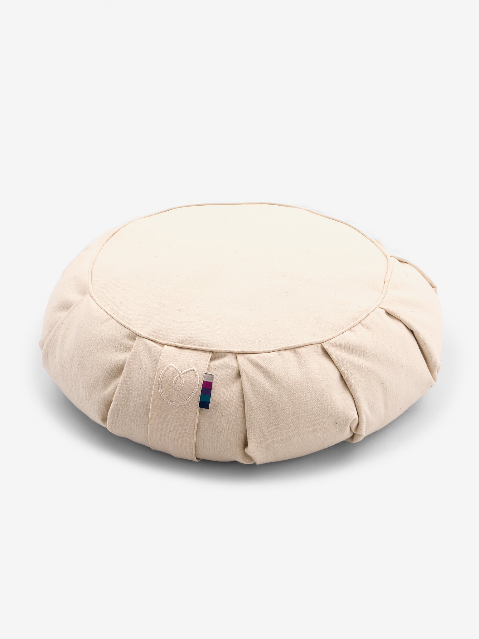 Organic Cotton Chambray Zafu Meditation Cushion by Yogamatters - Premium Yoga & Zen Sitting Pillow for Home Meditation, Yoga Practice & Relaxation