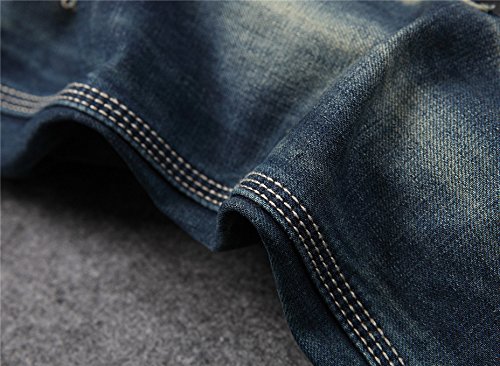 Men's Slim Fit Stretch Ripped Skinny Jeans - Distressed Denim Pants for Casual Wear & Night Out | Comfortable & Stylish Jeans for Everyday Fashion