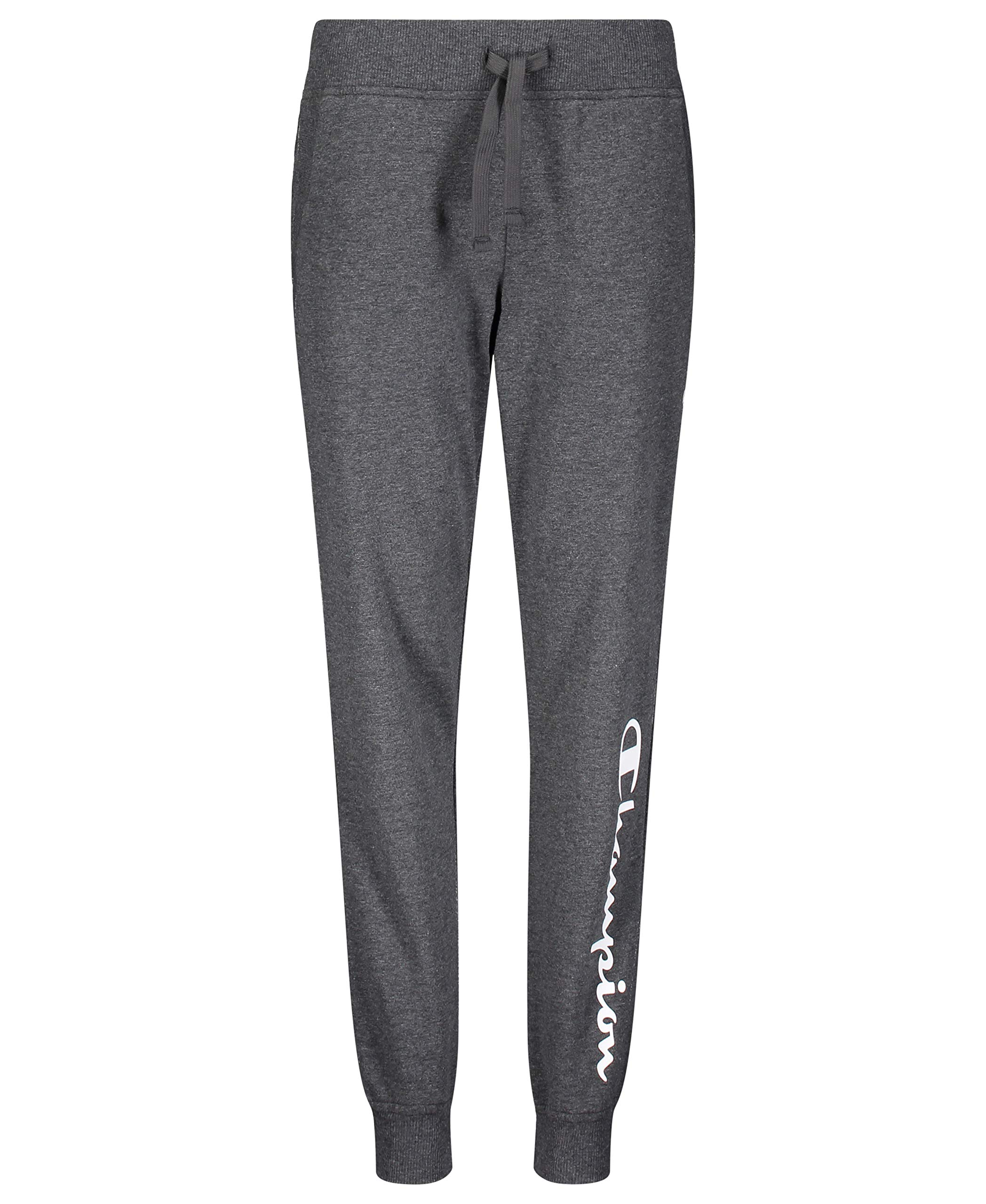 Champion Girls' Fleece Jogger Pants for Kids - Soft & Comfortable Sweatpants for School, Play & Everyday Wear