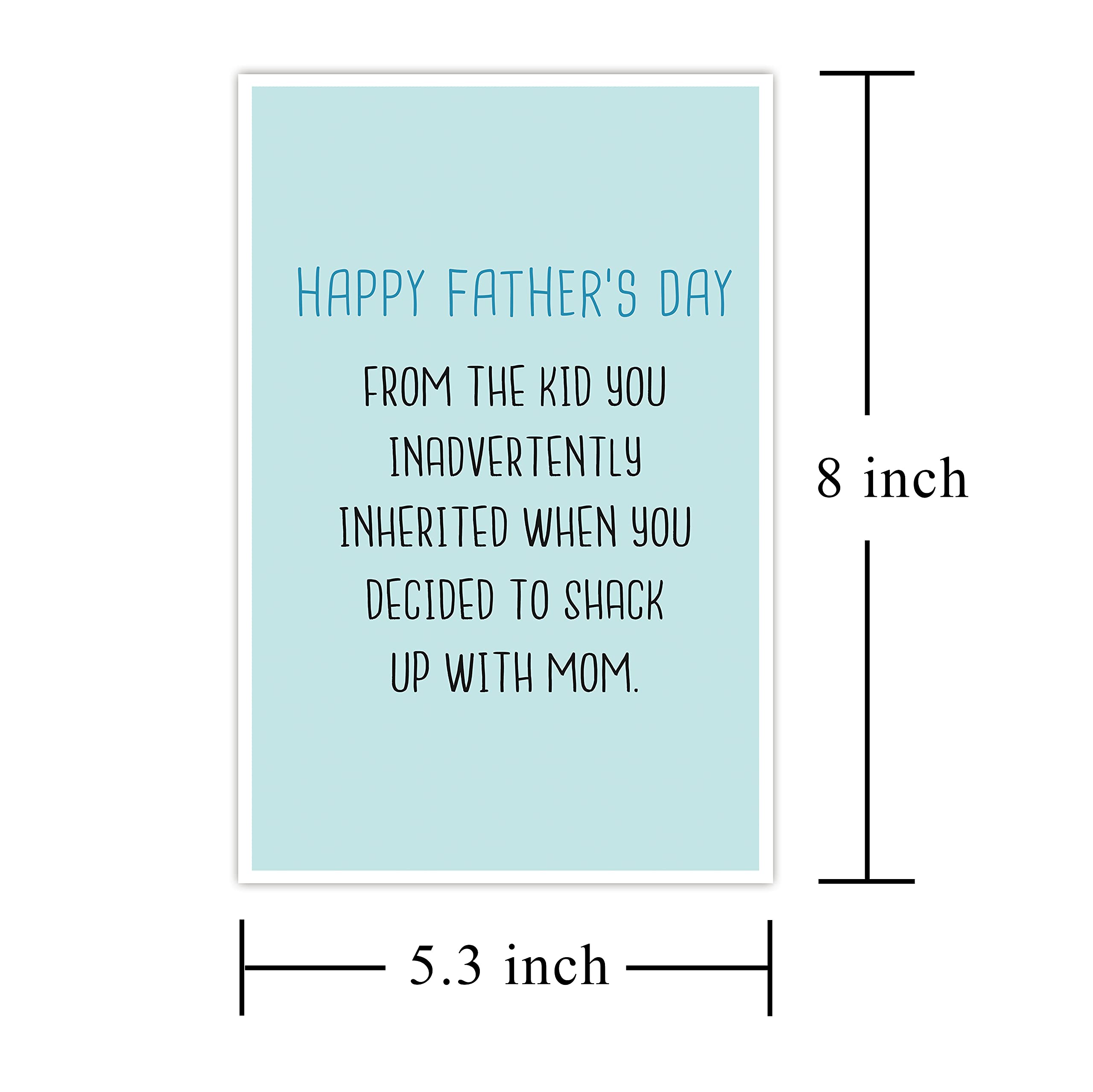 Funny Father's Day Card - Humorous & Naughty Dad Gift from Kids | Perfect for Father's Day Celebrations, Birthday Surprises & Special Occasions