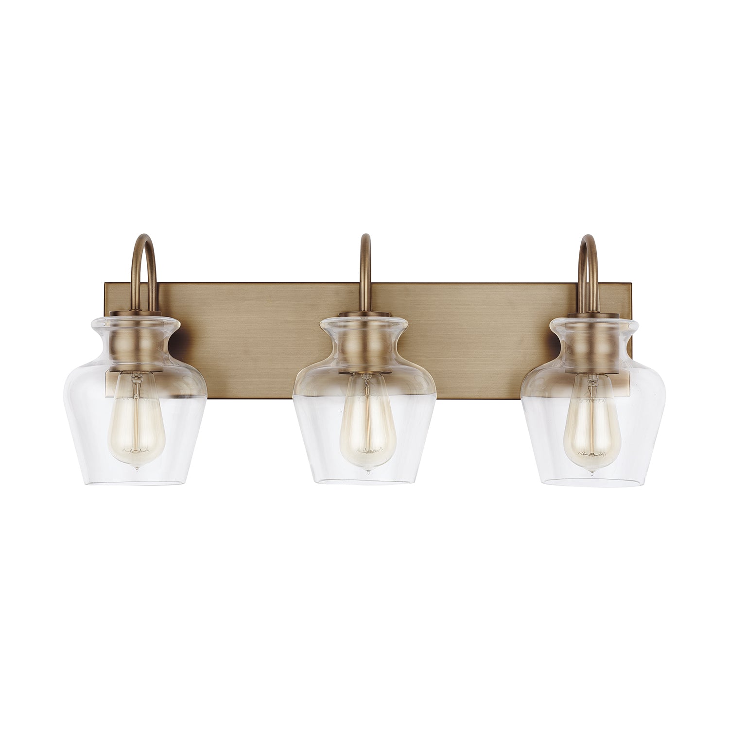 Capital Lighting Three Light Vanity - Modern Bathroom Vanity Lights for Mirror, Hollywood Style Makeup Vanity Lighting Fixture - Perfect for Bathroom, Dressing Room & Bedroom Decor