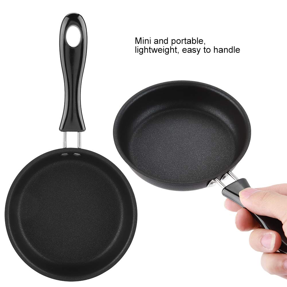 Portable Mini Cast Iron Frying Pan - Small Nonstick Skillet for Eggs, Camping & Outdoor Cooking | Perfect for Home Kitchen, Picnics & RV Trips