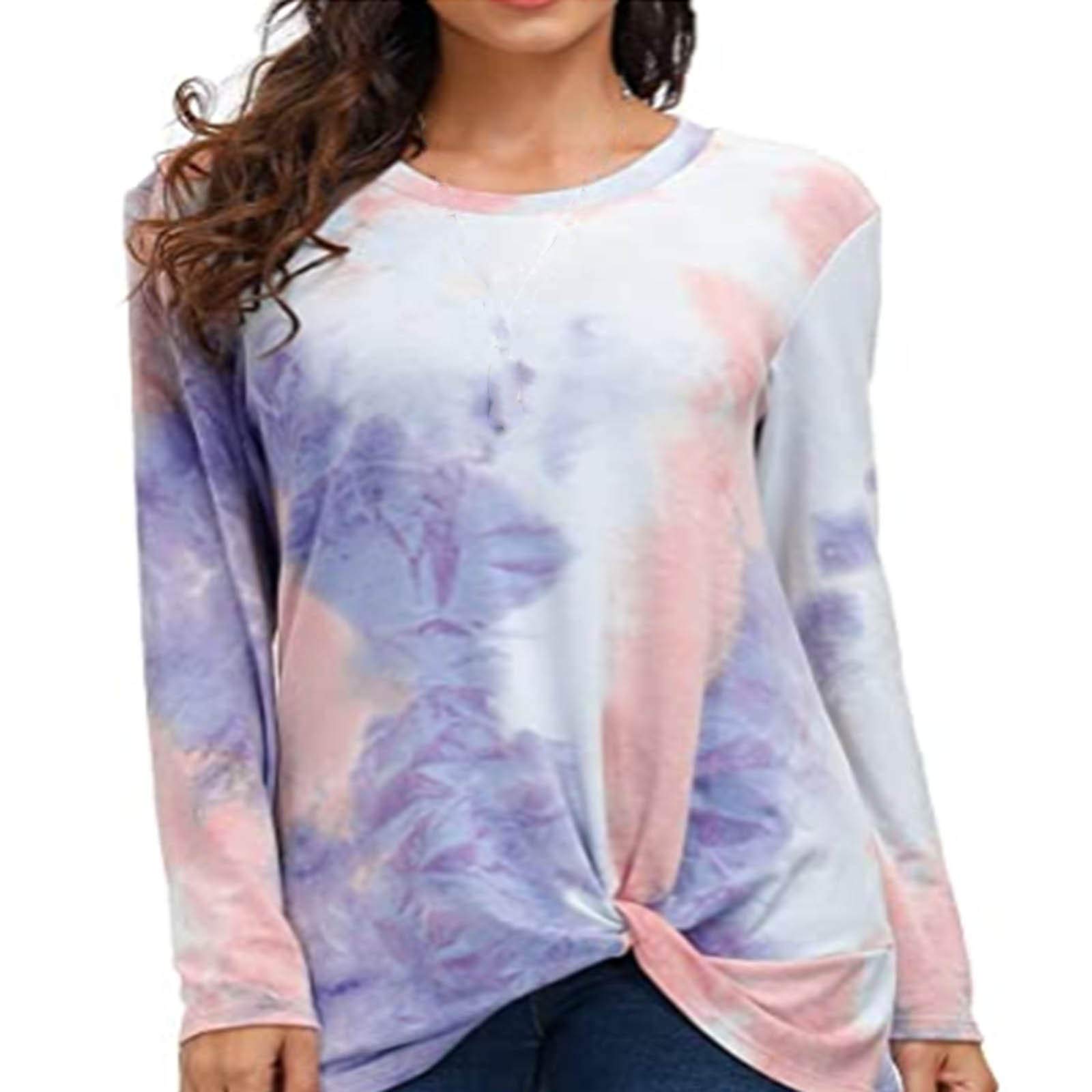 Women's Long Sleeve Graphic T-Shirts - Crew Neck Casual Tops for Women & Plus Size - Perfect for Everyday Wear, Layering and Fall/Winter Fashion
